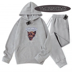 Siyah Kapşonlu Reason Detaylı ikili TAKIM