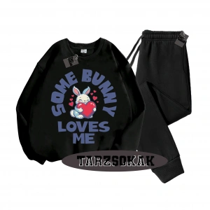 Siyah Kapşonlu Reason Detaylı ikili TAKIM