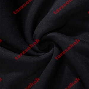 Siyah Kapşonlu RockRoll Detaylı ikili TAKIM