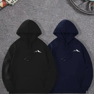 Siyah Kapşonlu Sweatshirt Çift Sevgili Kombinleri Couple Clothing