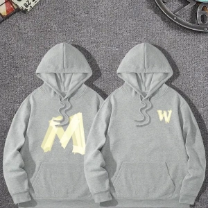 Siyah Kapşonlu Sweatshirt Çift Sevgili Kombinleri Couple Clothing