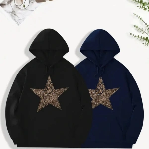 Siyah Kapşonlu Sweatshirt Çift Sevgili Kombinleri Couple Clothing