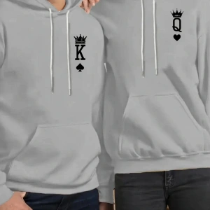 Siyah Kapşonlu Sweatshirt Çift Sevgili Kombinleri Couple Clothing