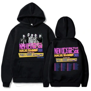Siyah NKOTB-B sihirli yaz turu Hoodie Hoodie deras Para Mujer Moletom