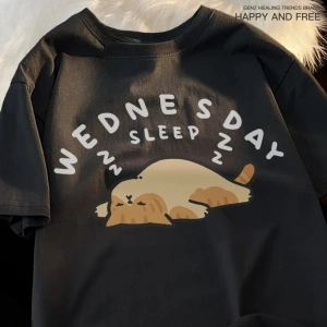 Siyah Pazartesi Uyku Eğlenceli Unisex Kedi Tarzı Yaz lar için Japonya Çift E