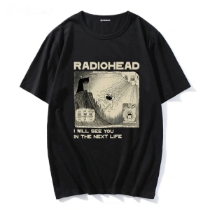 Siyah Radiohead - I Will See You (unisex)