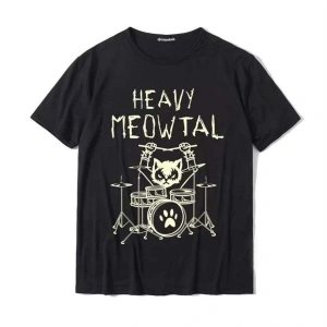 Siyah Rocker Cat-heavy Meowtal Unisex