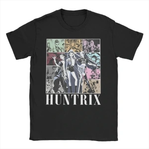 Siyah Rujinu KPDH Jinu Demon Hunter Tees Kpop Huntrix T Crewne
