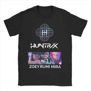Siyah Rujinu KPDH Jinu Demon Hunter Tees Kpop Huntrix T Crewne