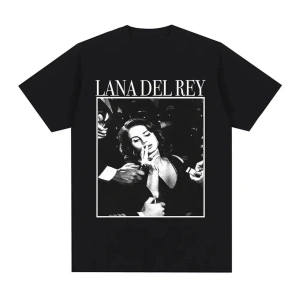 Siyah Şarkıcı Lana Del Rey Baskı Hip Hop leri Streetwear Harajuku kı