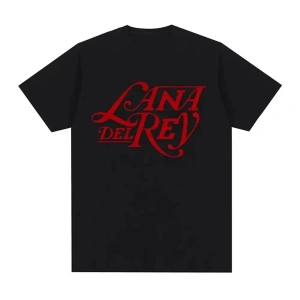 Siyah Şarkıcı Lana Del Rey Baskı Hip Hop leri Streetwear Harajuku kı