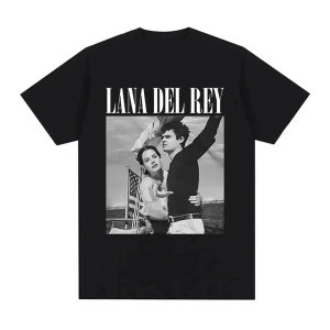 Siyah Şarkıcı Lana Del Rey Baskı Hip Hop leri Streetwear Harajuku kı