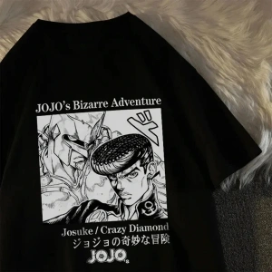 Siyah Sokak Gevşek Harajuku Punk Grafik Vintage Yaz S