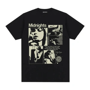 Siyah Taylor Swift - Midnights (Unisex)