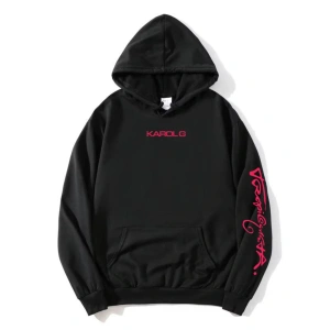 Siyah Tropicoqueta Hoodie KAROL G Albümü u Pola