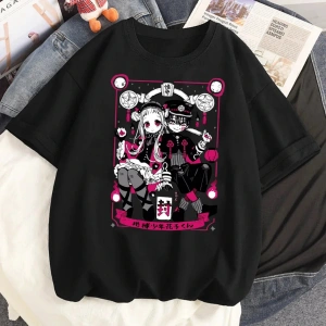 Siyah Tuvalet Bağlı Hanako Kun Kore Nefes Grafik Y2k Grunge Grafik Grunge