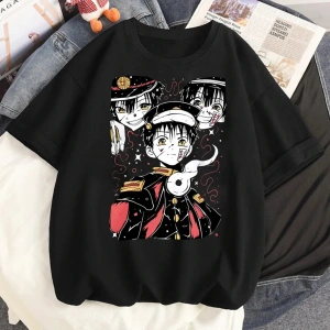 Siyah Tuvalet Bağlı Hanako Kun Kore Nefes Grafik Y2k Grunge Grafik Grunge