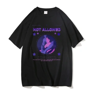 Siyah TV Tshirt Unisex Fransız Çıkış Albümü Hediye Indie Müzik Fan Tee Severler Rock Ba