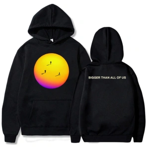 Siyah Unisex Above & Beyond Usden Daha Kapşonluünlük i