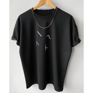 Siyah Unısex Aır Oversize Tshirt
