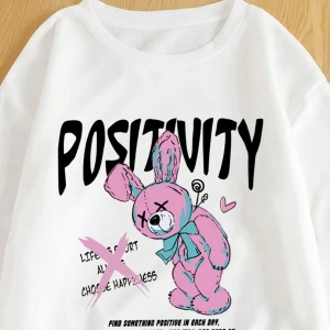 Slayr Kadın Karikatür Mektup Baskılı Kazak Sweatshirt Ve Eşofman Altı İki Parça Set