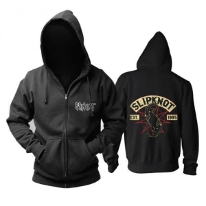 Slipknot Hoodie Fermuarlı Kapşonlu Mod34 14047