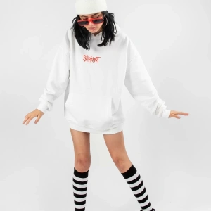 Slipknot Sırt Baskılı Beyaz Oversize Unisex