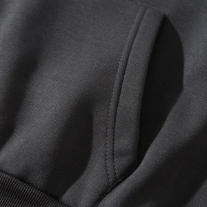 Slogan And Butterfly Print Drawstring Kangaroo Pocket Hoodie Gri