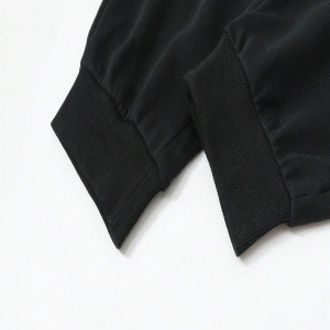 Slogan & Cartoon Graphic Drawstring Waist Eşofman Altı