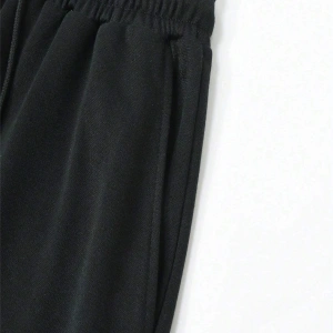 Slogan & Cartoon Graphic Drawstring Waist Eşofman Altı