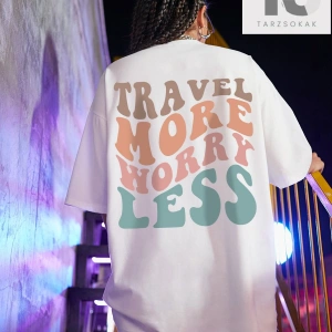 Slogan Grafikli Düşük Omuz Oversize Tişört