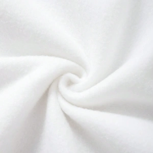 Slogan Grafikli Kanguru Cepli Büzgülü Kapüşonlu Üst Beyaz