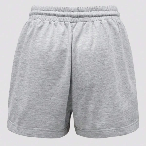 Slogan Graphic Drawstring Waist Track Şort