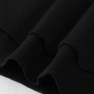 Slogan Graphic Drop Shoulder Sweatshirt Siyah