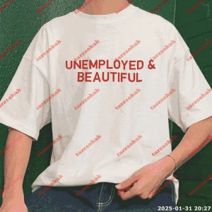 Slogan Unisex Yazılı Oversize Tshirt TWGWBR11