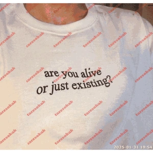 Slogan Unisex Yazılı Oversize Tshirt TWGWBR18