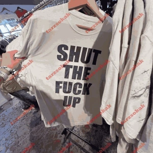 Slogan Unisex Yazılı Oversize Tshirt TWGWBR28