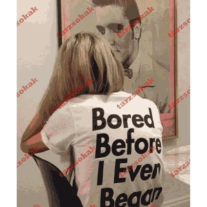 Slogan Unisex Yazılı Oversize Tshirt TWGWBR66