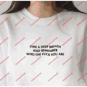 Slogan Unisex Yazılı Oversize Tshirt TWGWBR69