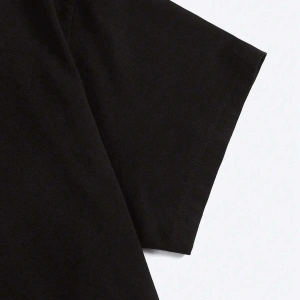 Sloganlı Grafik Düşük Omuz Tişört