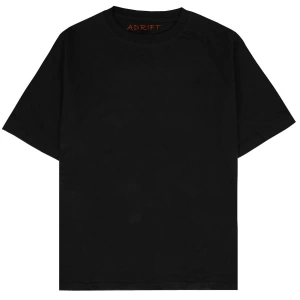 Smile Siyah Oversize Unisex T-shirt