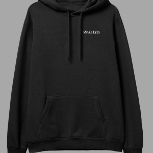 Snake Eyes Beyaz Oversize Unisex Kapüşonlu Sweatshirt Hoodie