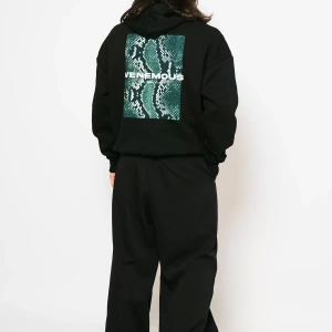 Snake Venomous Baskılı Oversize Unisex Premium Siyah