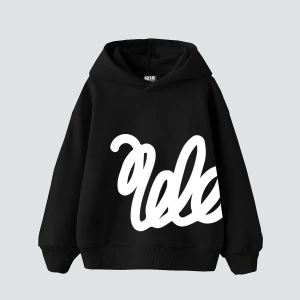 Soft Flow Baskılı Oversize Unisex Siyah