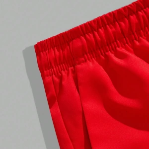 Sokak Hayatı Erkek Harfli Grafik Bağcıklı Bel Basketbol Şortu, Okul