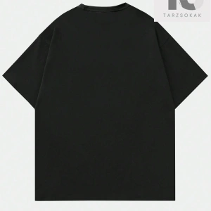 Sokak Hayatı Erkek Mektup Grafik Damla Omuz Tişört