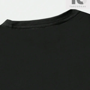 Sokak Hayatı Erkek Mektup Grafik Damla Omuz Tişört