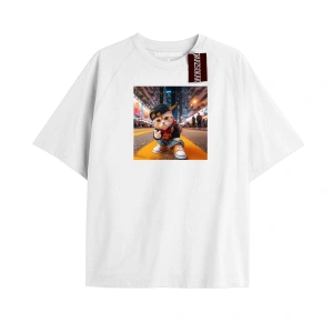 Sokak Trend Tasarım El Gato Tatlı Ve Piskopat Kediler Beyazelgato90