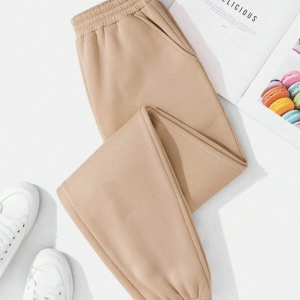 Solid Elastic Waist 4 Mevsim Eşofman