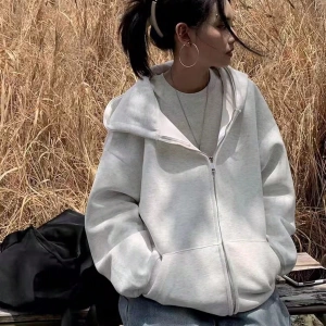 Solva Kadın Rahat Tek Renk Düşük Omuzlu Kapüşonlu Sweatshirt, Sonbahar/Kış Model 5145